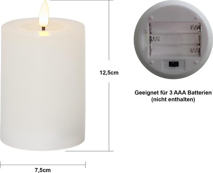 Produktbild Star Trading LED Pillar Kerze Flamme Flow (1 x)