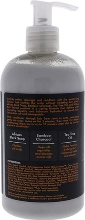 Shea Moisture African Black Soap Bamboo Charcoal Conditioner 384ml 13oz (384 ml)