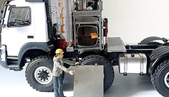 Actual product image Amewi Heavy duty tractor trailer T81E metal electric 1:14 (RTR Ready-to-Run)