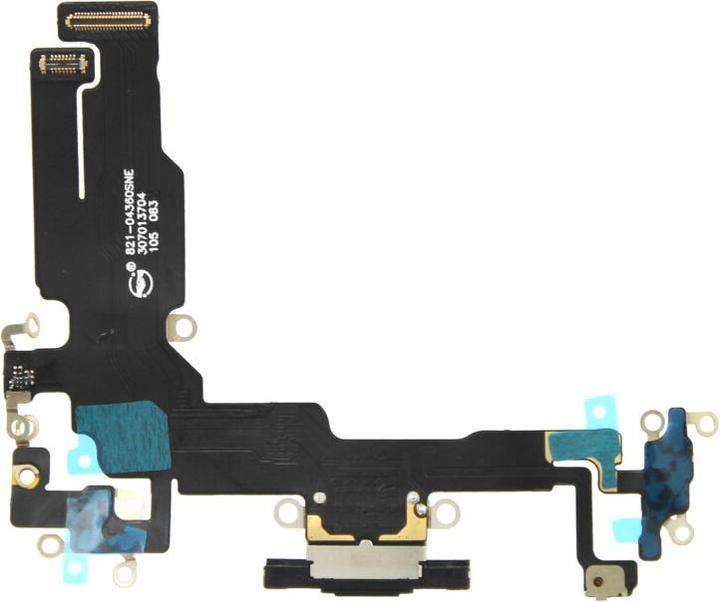 Image du produit OEM Connecteur de charge Flex pour iPhone 15 noir (Apple iPhone 15)