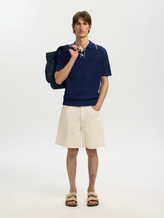 Immagine prodotto Selected Kurzarm Polohemd aus Strick (M)