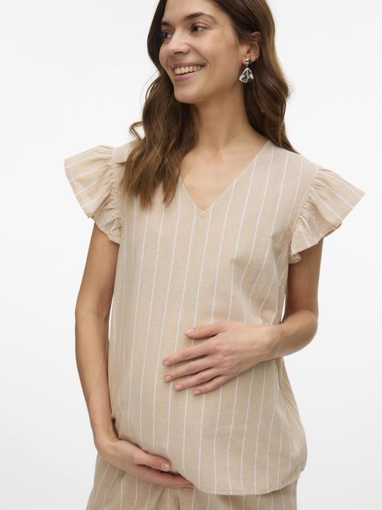 Immagine prodotto Mamalicious Normal geschnitten V-Ausschnitt Top Bluse (XL)