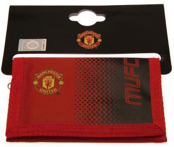 Actual product image Manchester United FC Nylon wallet with touch fastening and fade design