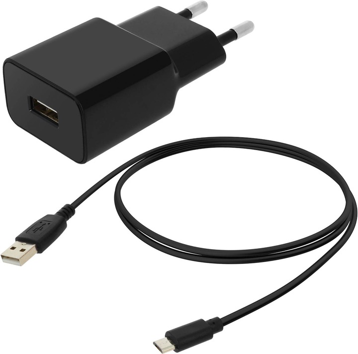 Produktbild 1A USB-Netzteil + Micro-USB Kabel (5 W)