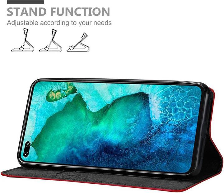 Actual product image Cadorabo Book Invisible Magnet Cover (Honor View 30 Pro)