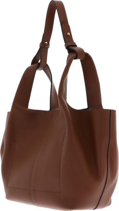 Actual product image Coccinelle Beat Shopping Double Grainy Leather Handbag