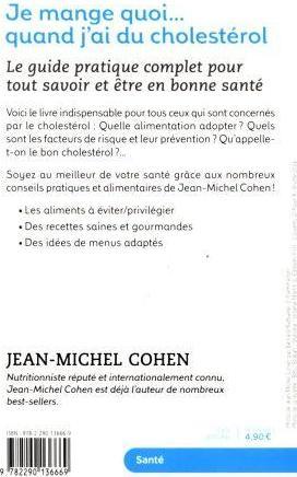 Immagine prodotto Je mange quoi... quand j'ai du cholestérol (Francese, Cohen Jean-Michel, 2017)
