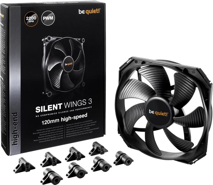 Produktbild be quiet! SilentWings 3 PWM High-Speed (120 mm, 1 x)
