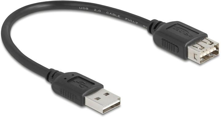 Actual product image Delock USB 2.0 Verlängerungskabel EASY USB Typ-A Stecker zu Typ-A Buchse 0,2 m (0.20 m, USB 2.0)