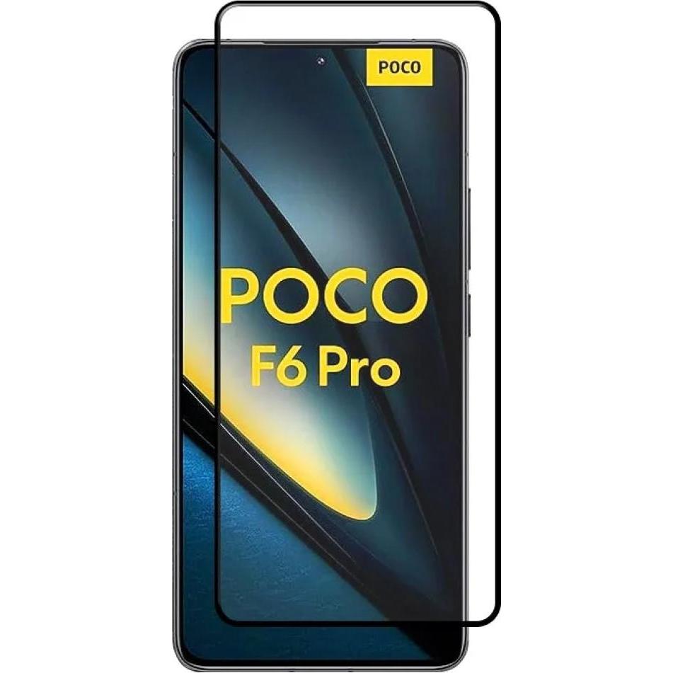 Screenguard Xiaomi Poco F6 Pro Full Screen Panzerglas Schutzfolie 2.5D 9H (1 Stück, Xiaomi Poco F6 Pro), Smartphone Schu...