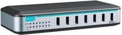 Moxa UPORT 207 - Hub USB entry-level con 7 porte, adattatore incluso (USB-C, 7 porte)