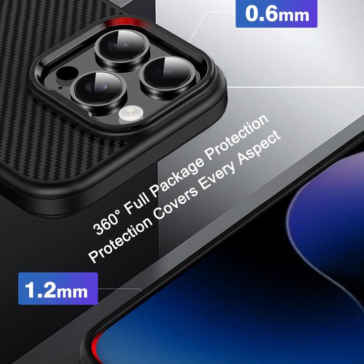 Actual product image iPaky Carbon fibre case (Apple iPhone 16 Pro)