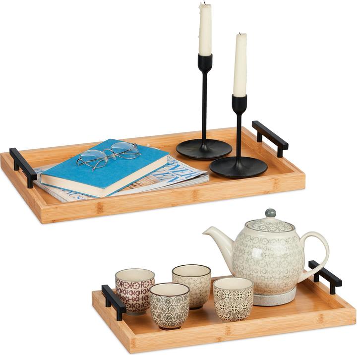 Produktbild Relaxdays 2x Tablett