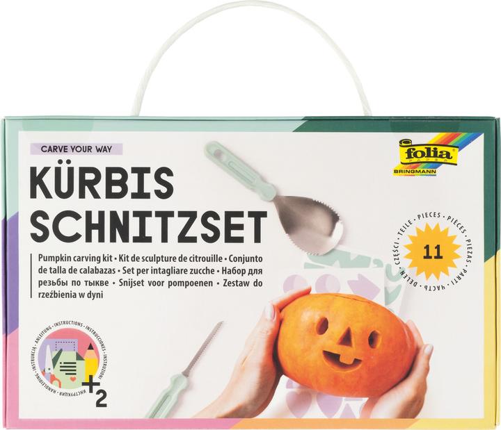 Actual product image Folia Pumpkin carving set
