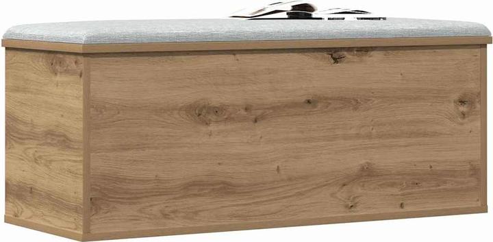 Actual product image vidaXL Handgemachte Eichen-Aufbewahrungstruhe (35 cm, 1x)