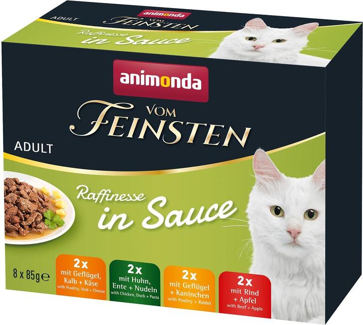 Produktbild animonda Vom Feinsten Adult Raffinesse in Sauce Adult 8 x 85g Mixpack (Adult, 8 Stk., 680 g)