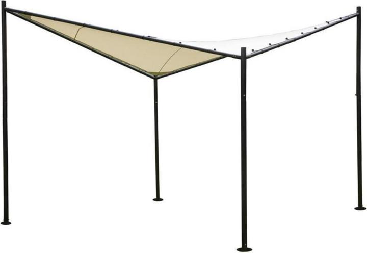 Creative Living Pavillon Odonata, Anthrazit / Sand (350 cm, 350 cm)