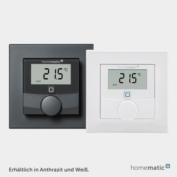 Actual product image Homematic IP Smart Home wall thermostat with switch