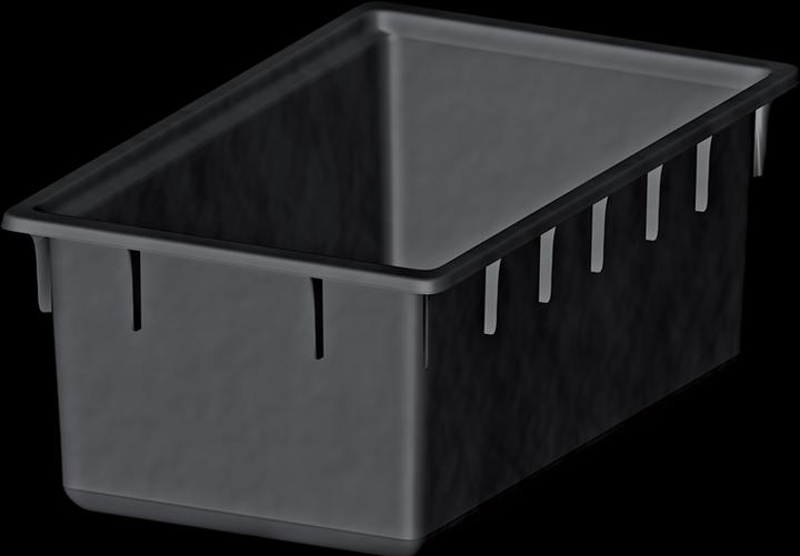 Holos Réservoir d'eau PE noir 180 litres