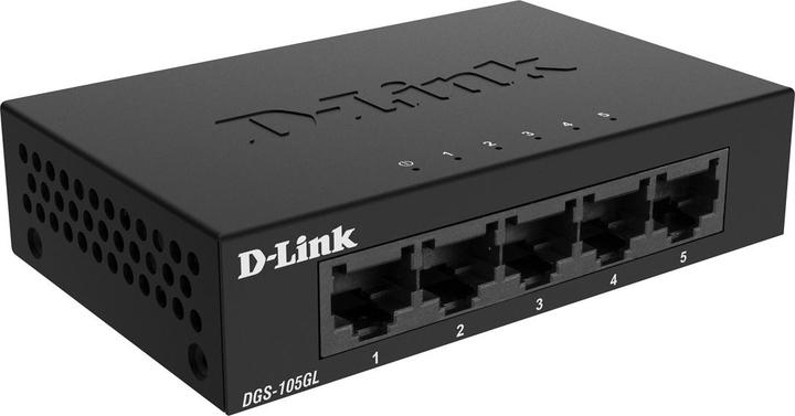 Actual product image D-Link DGS-105GL 5GE switch in retail stores (5 ports)