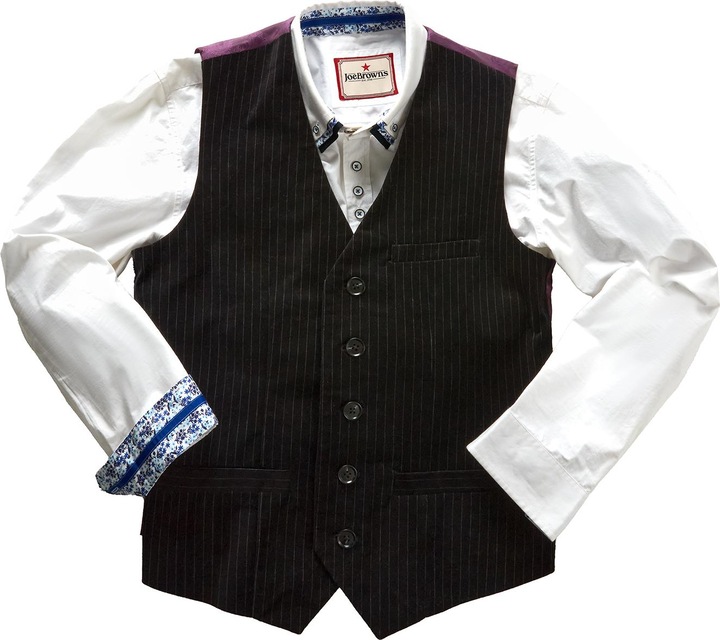 Produktbild Joe Browns Velvet Pinstripe Suit Waistcoat (56)