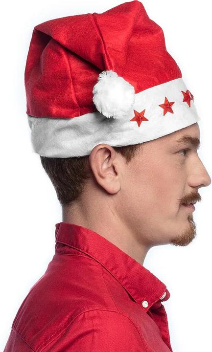 Produktbild Fortura Weihnachtsmütze Blinkende Sterne