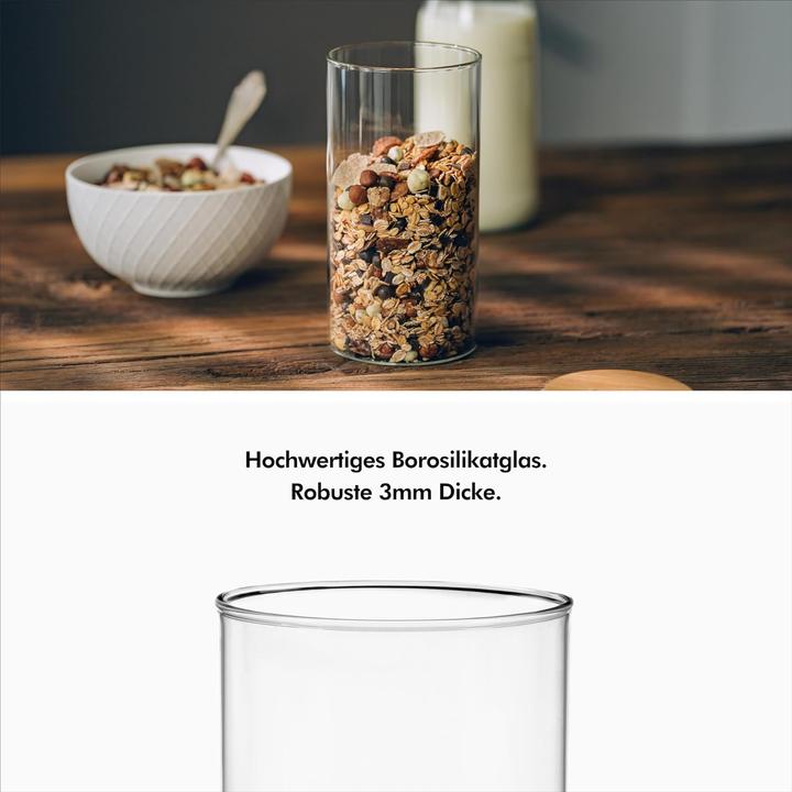 Produktbild Kivy Vorratsdosen Glas Set, 4 x 1200ml (1.20 l)