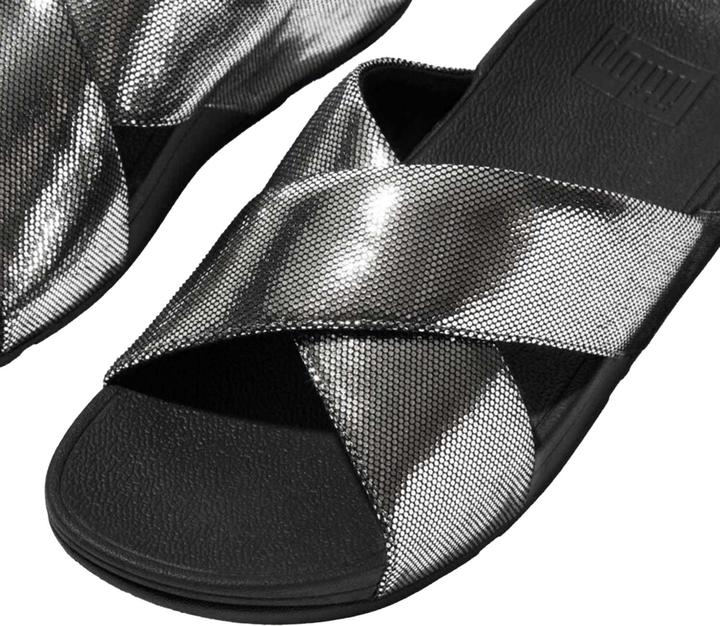 Actual product image Jim Thompson Womens/Ladies Lulu Lustra Criss Cross Strap Sliders (38)