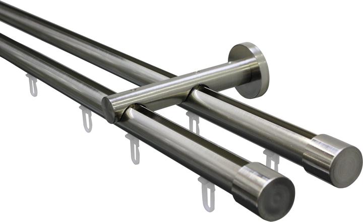 Image du produit Gardinia Kit de tringles à rideaux Isa 2 voies avec roulement intérieur II Ø 20 mm