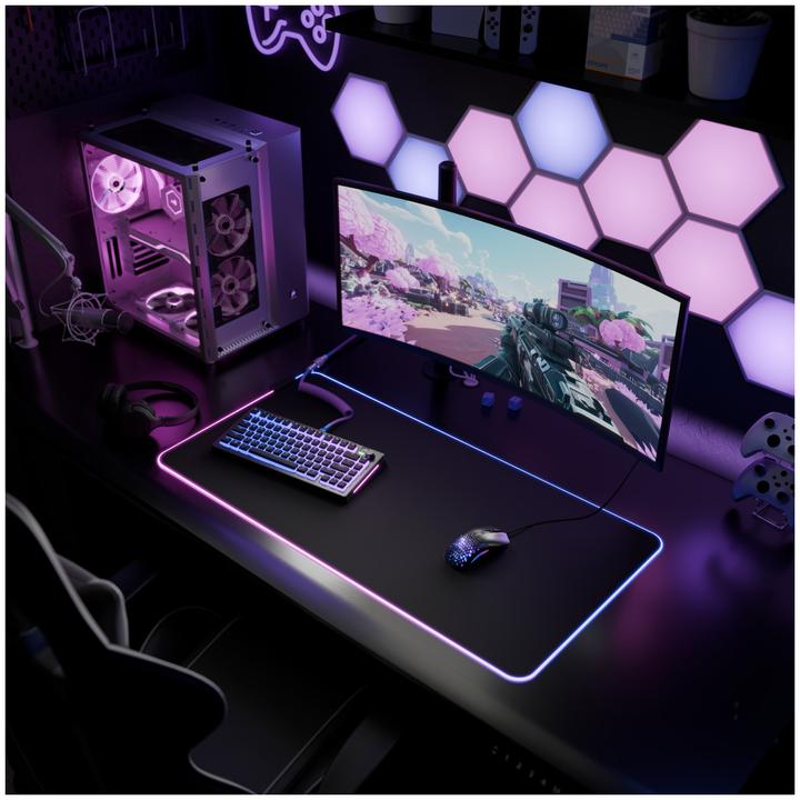 Produktbild Glorious Mouse Pad 2 GLED XXL Black (XXL)