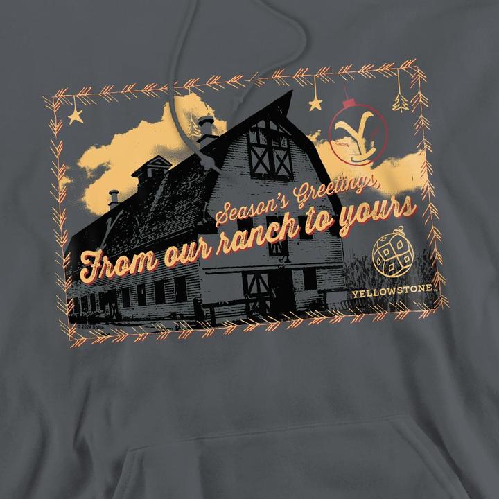 Produktbild Yellowstone Seasons Greetings From The Kapuzenpullover weihnachtliches Design (S)