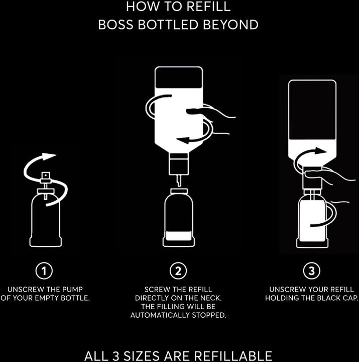 Actual product image Hugo Boss Boss Bottled Beyond Eau De Parfum Refill 200 Ml (Eau de parfum, 200 ml)