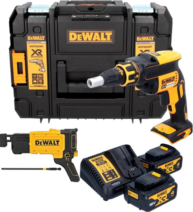 Produktbild DeWalt DCF 620 M2T Akku Trockenbauschrauber 18 V 30 Nm Brushless + 2x Akku 4,0 Ah + Ladegerät + (Akkubetrieb)