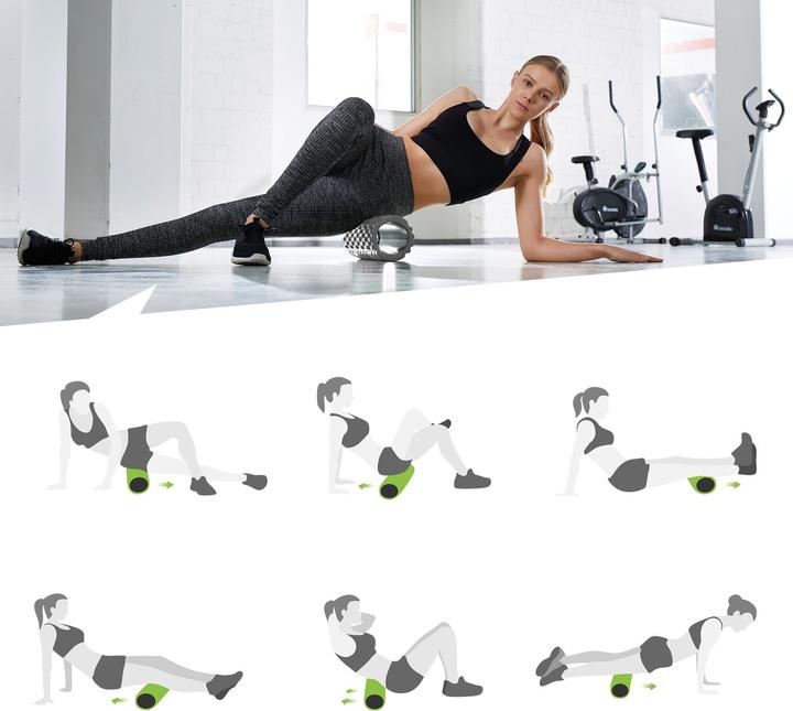 Actual product image tectake Fascia roller massage roller