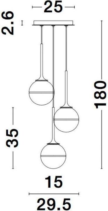 Actual product image Nova Luce Cantona (G9)