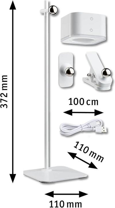 Image du produit Paulmann Lampe de table mobile Varia (300 lm)
