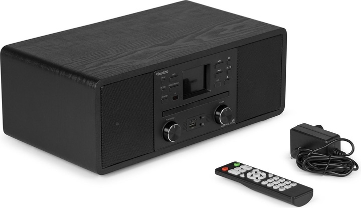 Produktbild Audizio DAB+ Radio Avola Schwarz, Radio Tuner: FM, DAB+ (FM, DAB+, Bluetooth, WLAN)