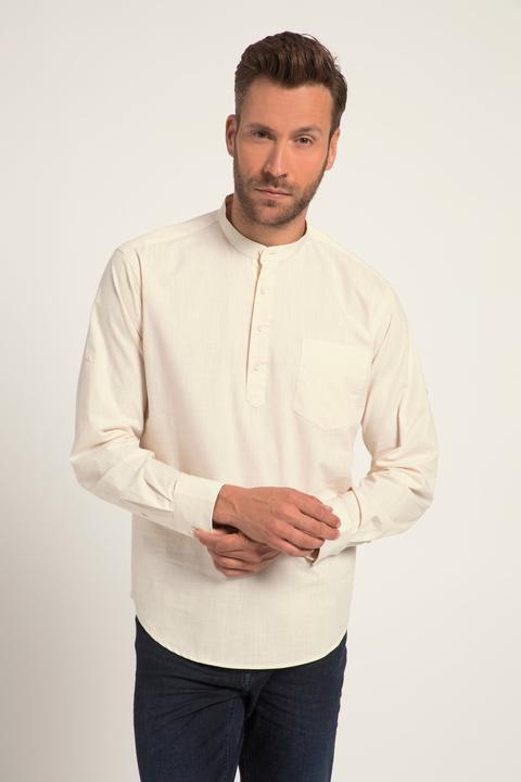 Immagine prodotto JP1880 Camicia dalla vestibilità moderna con taschino, scollo a girocollo e maniche lunghe (XXL)