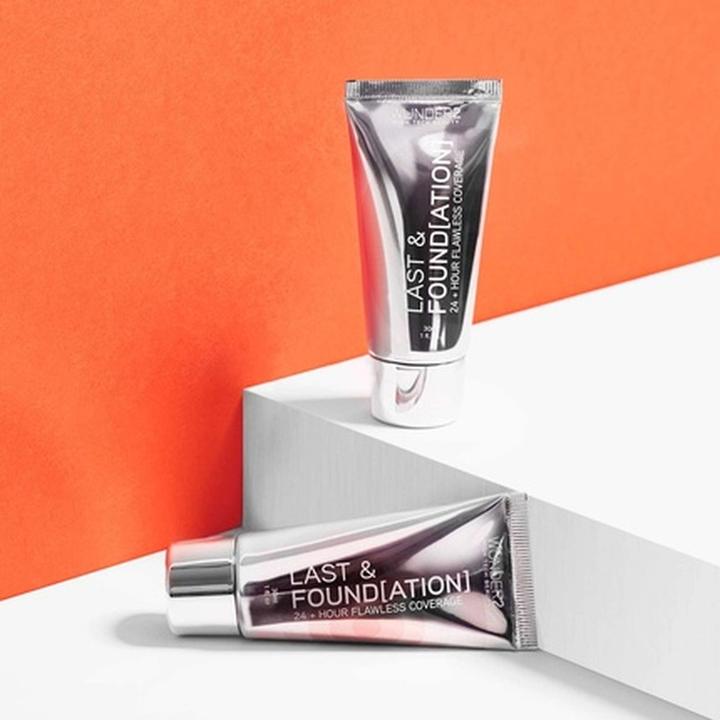Actual product image Wunder2 WUNDERBROW Last & Foundation Makeup with 24+ Hour Coverage and Hyaluronic Acid Espresso 30ml