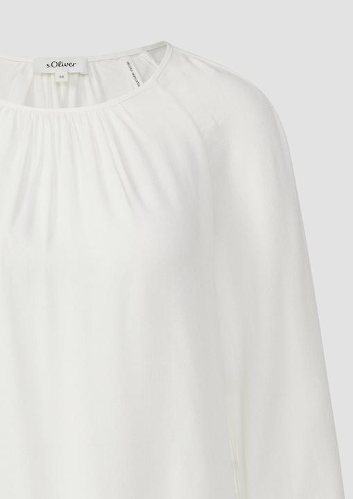 Produktbild S.Oliver Bluse Strukturierte Viskose-Bluse mit Raff-Details (44)