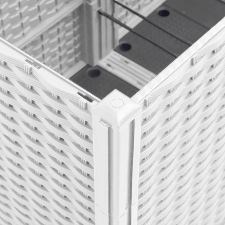 Actual product image vidaXL Planter with trellis PP