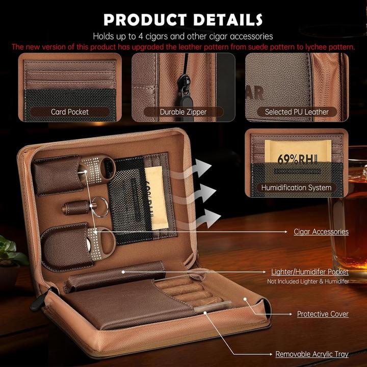 Actual product image Kejiar Zigarren Humidor-Etui Geschenkset (4)