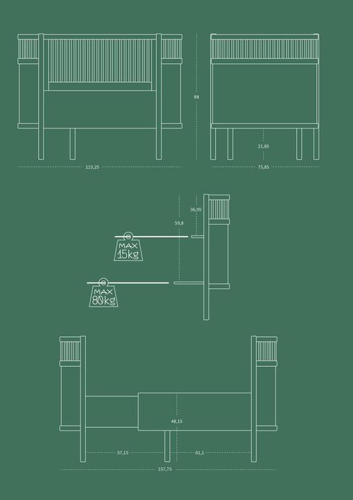 Produktbild Sebra Juno (70 x 140 cm)