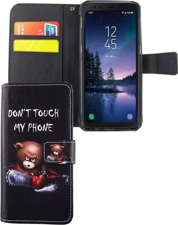 Produktbild König Design Hülle Handy Schutz für Samsung Galaxy S8 Active Case Cover Tasche Wallet Etui (Samsung Galaxy S8 Active)