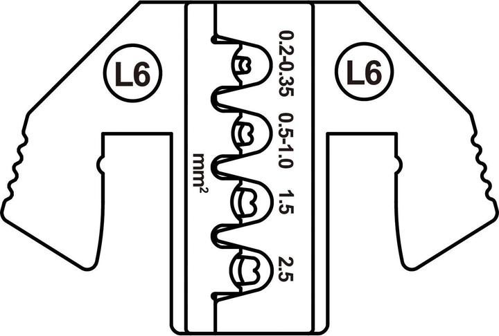 Produktbild Toolcraft TO-9627234 Crimpeinsatz MCP 2.8 Kontakt, JPT Flachkontakt, Sensorseri