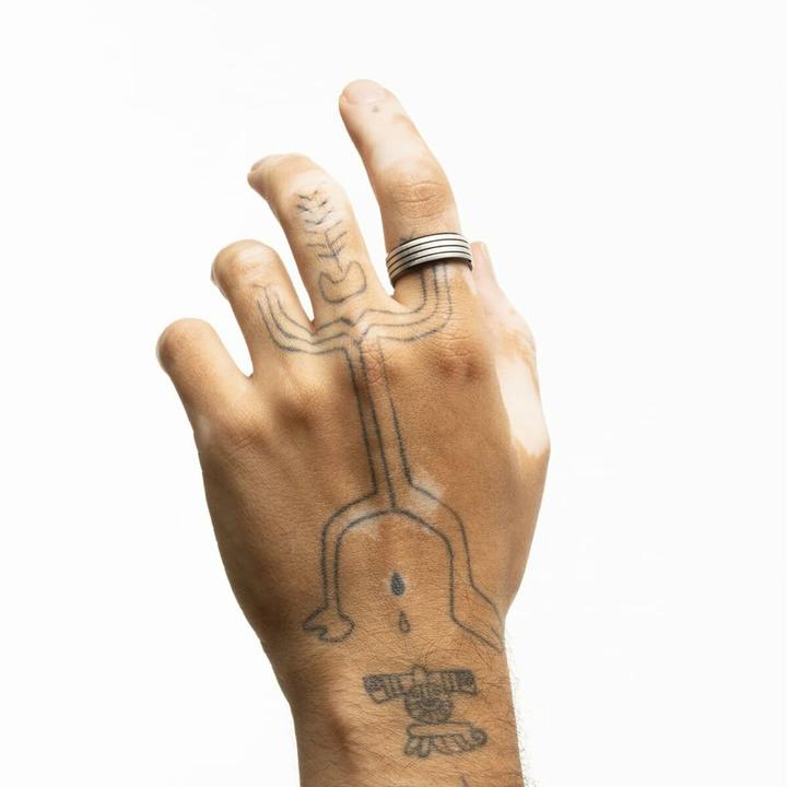 Produktbild Lotus Edelstahlring, Herren (64)