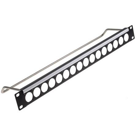 Rs Pro 1U X 16 PANEL ASSY 4-40 HOLES, Elektronikkabel + Stecker