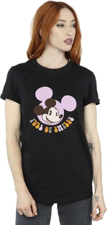 Immagine prodotto Disney Mickey Mouse Full Of Smiles Maglietta Ampia Donna (3XL)