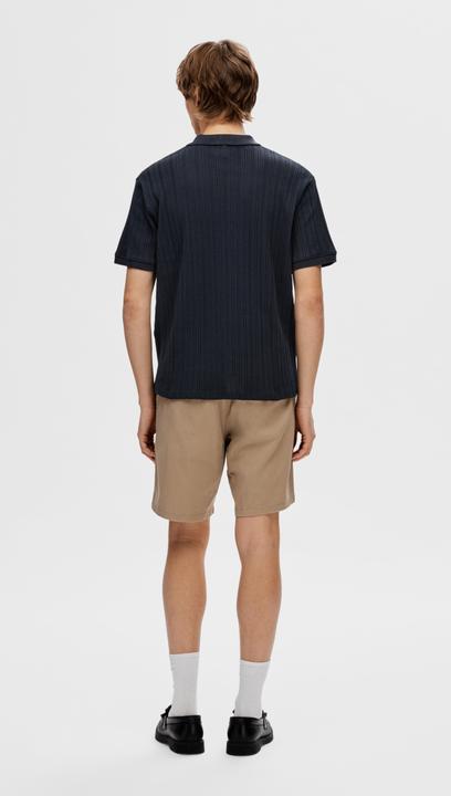 Actual product image Selected Homme Slhjaden Jacquard Ss Polo (XL)