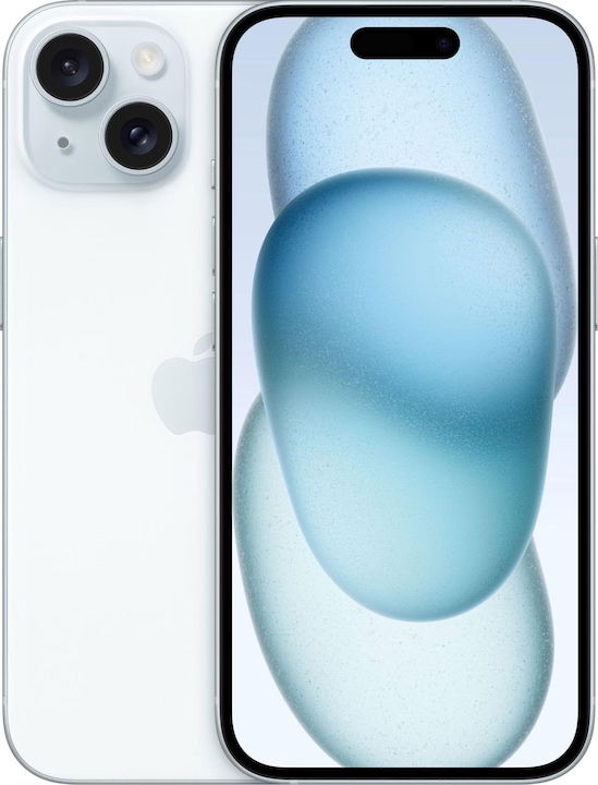 Apple iPhone 15 (128 GB, Blue, 6.10", SIM + eSIM, 48 Mpx, 5G)